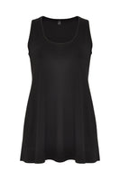 Singlet flare VISCOSE - black  - #4