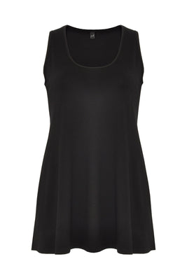 Singlet flare VISCOSE - black  - #4