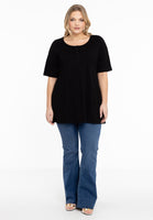 Tunic flare fit COTTON - black  - #2