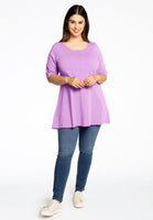 Tunic flare fit COTTON - light purple - #2