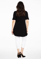 Tunic wide bottom COTTON - black  - #3