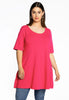 Tunic wide bottom COTTON - pink