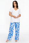 T-shirt double col en v dolce - Blanc