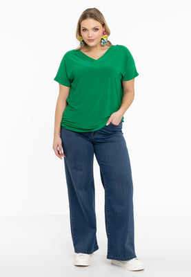 T-shirt v-neck DOLCE - green  - #2