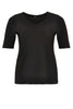 T-shirt v-neck relax fit DOLCE - black  - #4