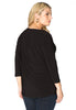 Shirt 3/4 sleeves DOLCE - black  - #3