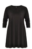 Tunic wide bottom VISCOSE - black  - #3