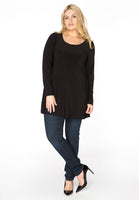 Tunic long sleeve flare DOLCE - black  - #2