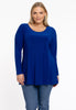 Tunic long sleeve flare DOLCE - indigo