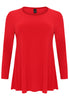 Tunic long sleeve flare DOLCE - red  - #4