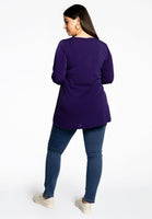 Tunic long sleeve flare DOLCE - purple  - #3