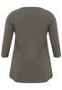 Tunic flare fit buttons COTTON - green  - #5