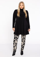 Tunic with col wide bottom - black  - #2