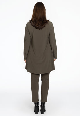 Tunic with col wide bottom - light green - #3