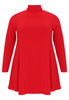 Tunic with col wide bottom - red  - #4