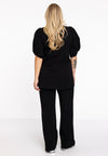 Trousers long COTTON - black 