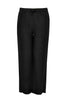 Trousers waist cord LINEN - black  - #4