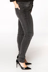 Black washed jeans DENIM - black - #4