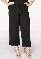 Trousers waist cord 7/8 VOILE - black  - #1