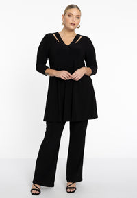 Trousers bootleg DOLCE - black - #1