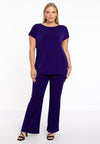 Trousers bootleg DOLCE - purple 