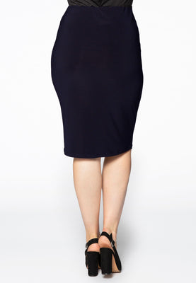 Pencil skirt stretch DOLCE - blue - #3