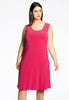 Dress sleeveless wide DOLCE - pink