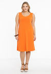 Dress sleeveless wide DOLCE - orange 