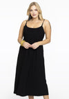 Dress spaghetti elastic waist dolce - Noir