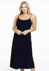Dress spaghetti elastic waist dolce - bleu