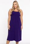 Dress spaghetti elastic waist dolce - Violet