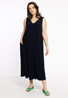 Dress sleeveless A-line DOLCE - blue - #5