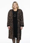 Jacket long GOLD SEQUINS - black 