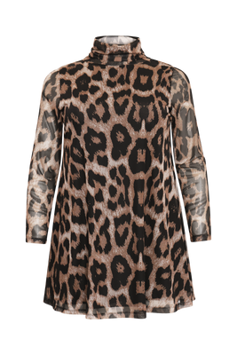 Tunic wide bottom LEOPARD - brown - #3