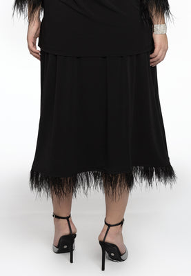 Skirt feathers DOLCE - black  - #3