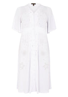 Dress circle sleeve DOLCE - white  - #4