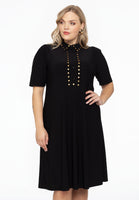 Dress with studs DOLCE - black  - #1