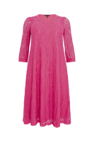 Dress A-line LACE - pink - #4