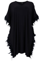 Kaftan Feathers DOLCE - black  - #4