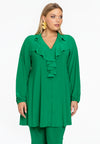 Blouse met ruches dolce - Groen