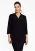 Tunic flare waterfall DOLCE - black 