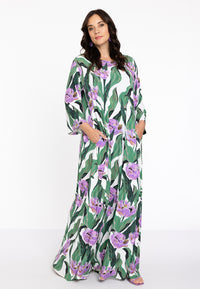 Dress long Swing LILIA - ecru - #1