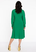 Dress buttoned DOLCE - green  - #3