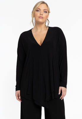 Tunic pointy DOLCE - black  - #1