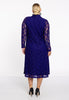 Dress A-line volants LACE - purple  - #3