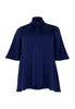 Tunic flare SATINI - blue - #4