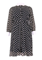 Dress flare DOTS - black  - #4