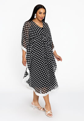 Kaftan DOTS - black  - #2