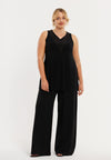 Singlet flare met studs dolce - Zwart
