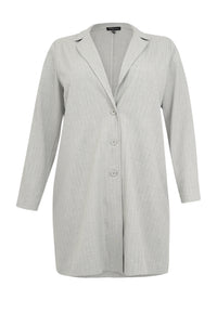 Blazer relaxed PINSTRIPE - grey - #3